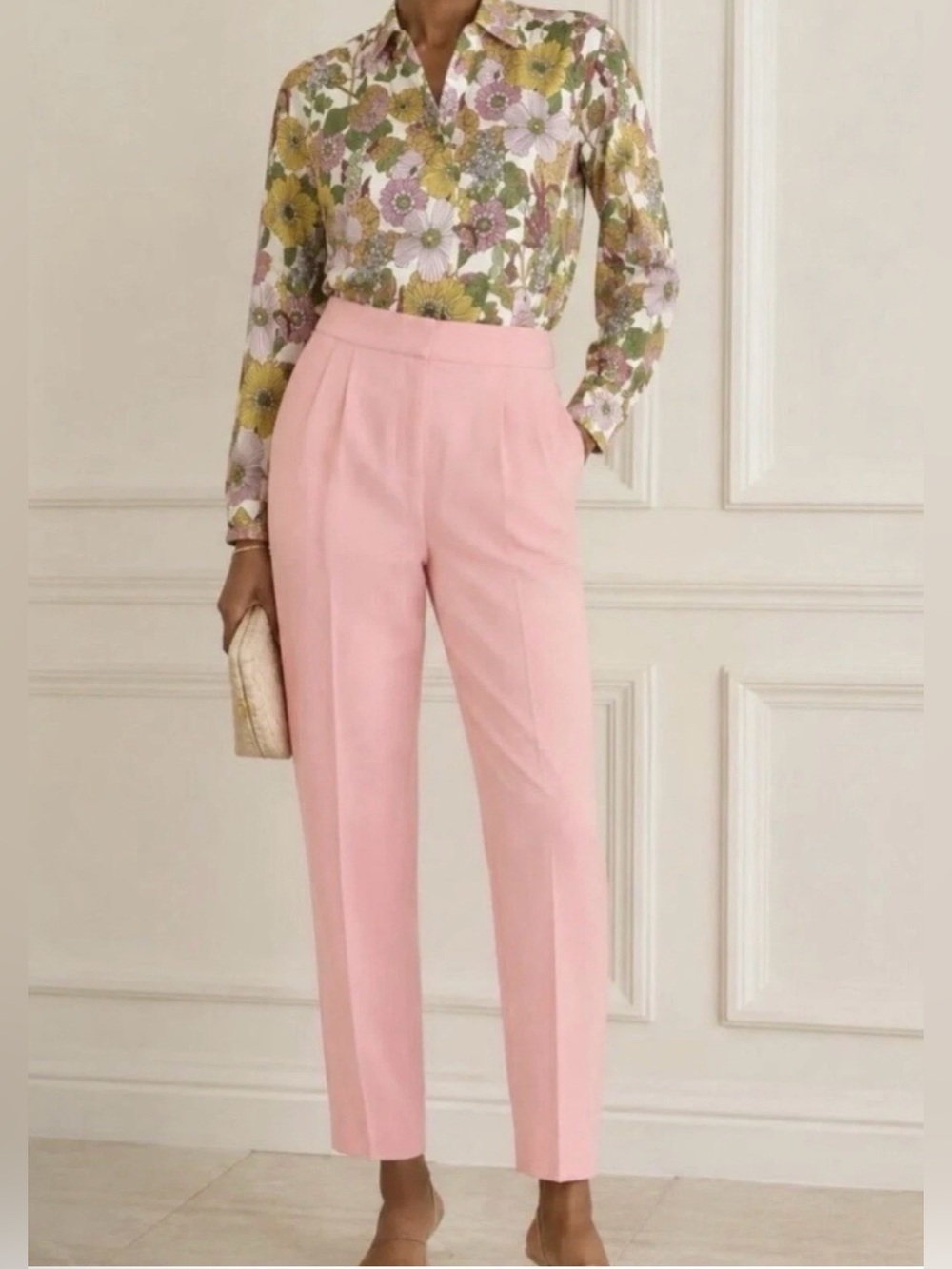 NWT Tuckernuck Adalie Jumpsuit Women’s Size 4 Wildflower Fields Floral Retro